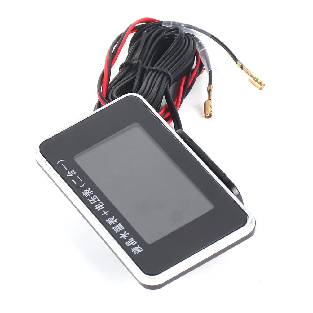DC 9-36V Auto Car 2-in-1 LCD Screen Gauge Digital Water Temp Gauges Voltmeter High Precision 3 Digit For Car Trucks