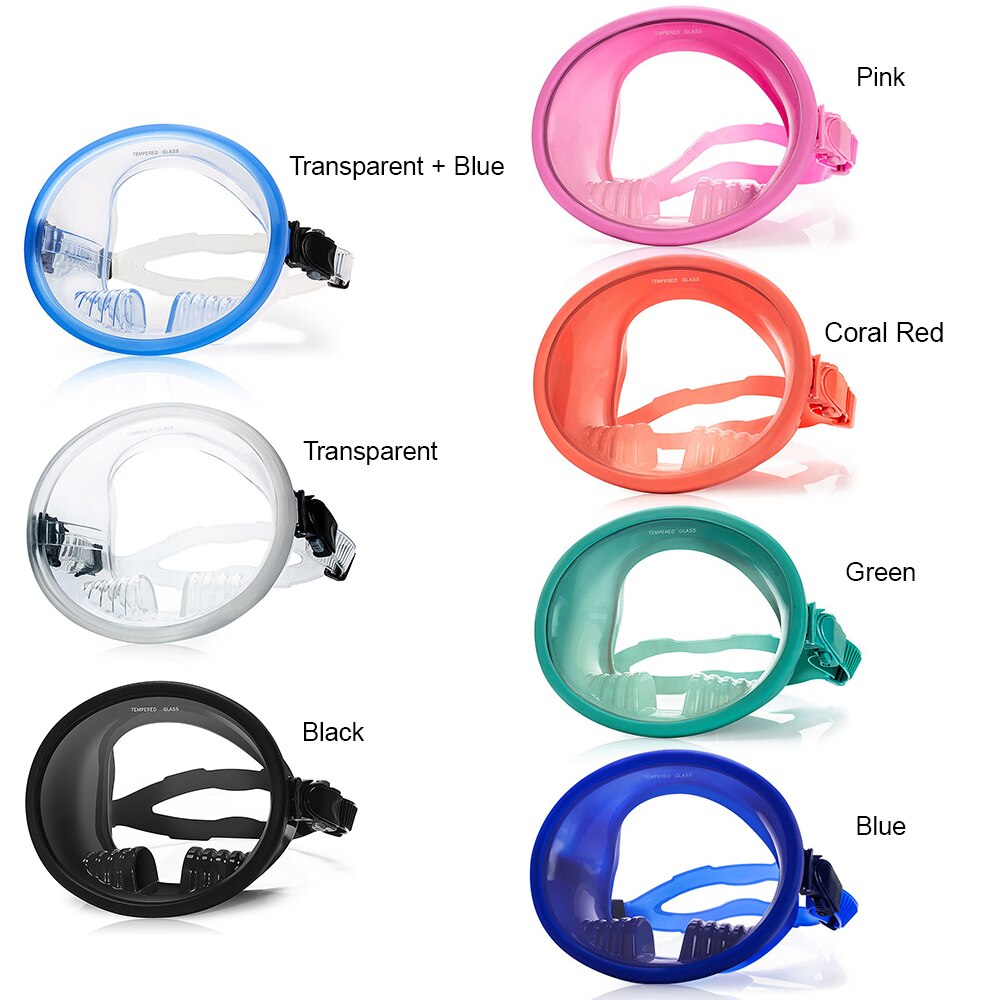 Water Sports Diving Wide View Scuba Mask Watertight Anti-Fog Lens Underwater Snorkeling Spearfishing Full Diving Mask