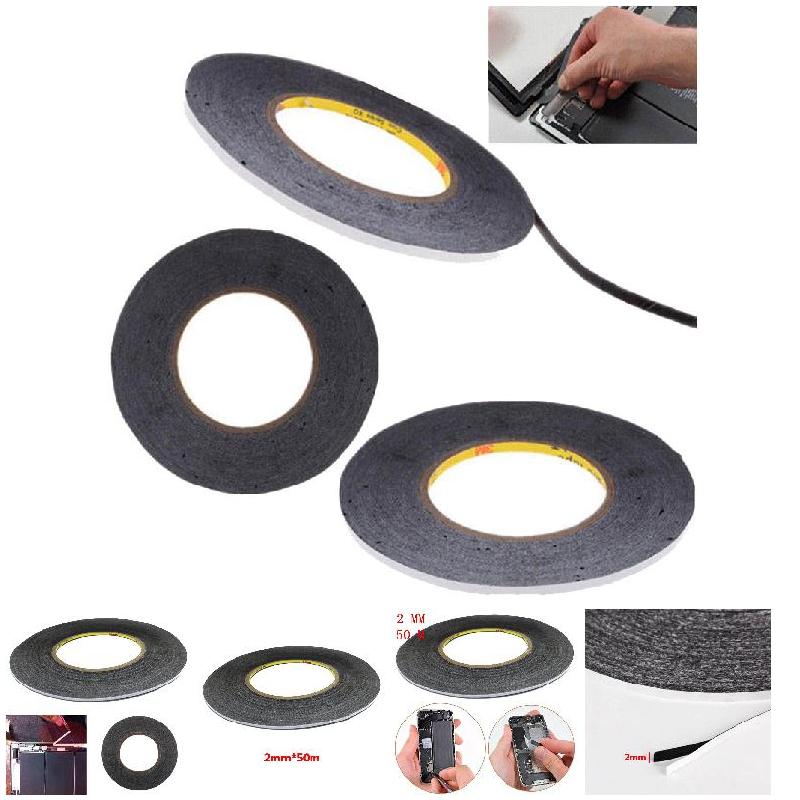 2Mm Dubbelzijdig Tape Adhesive Sticky Rubberen Mobiele Telefoon Lcd-scherm Onderhoud BOM666
