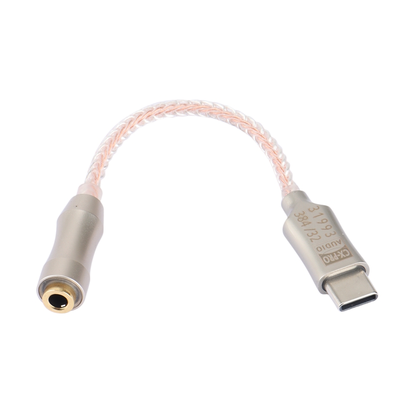 USB Type-C to 3.5mm HiFi Digital Headphone DAC Amplifier CX31993 DAC Audio Decoding Cable for Android Win10