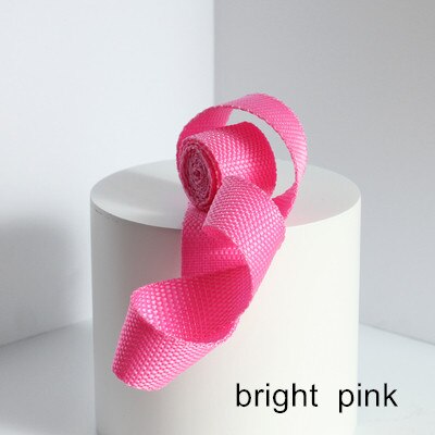 Rugzak Accessoires Schooltas Met Kleur Canvas Tas Met 2.5Cm Breed Touw Platte Riem Singels Riem Touw Riem: bright pink