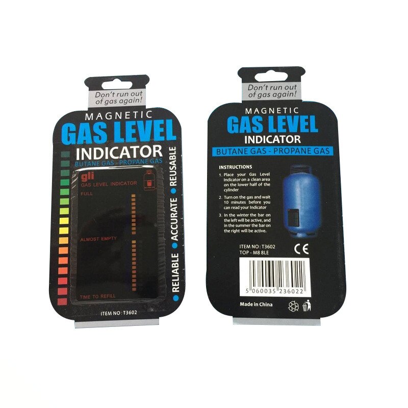 Useful Gas Cylinder Gas Tank Level Indicator Propane Butane Fuel Temperature Measuring Card Tools