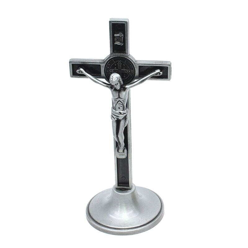 Kruis Kruisbeeld Christus Katholieke Jezus Religieuze Kerk Decoratie Stand Muur Antieke Huis Kapel Decor 667A: Gu tin