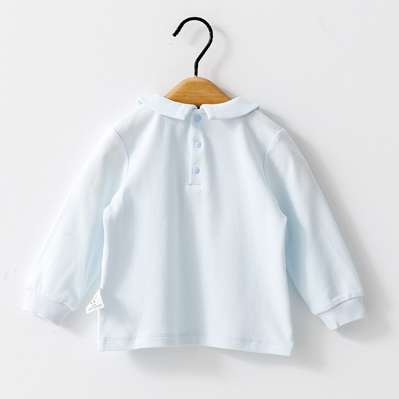 Double face tissu pull haut automne coton veste bébé enfants vêtements garçons filles chandails enfants portent bébé garçon vêtements