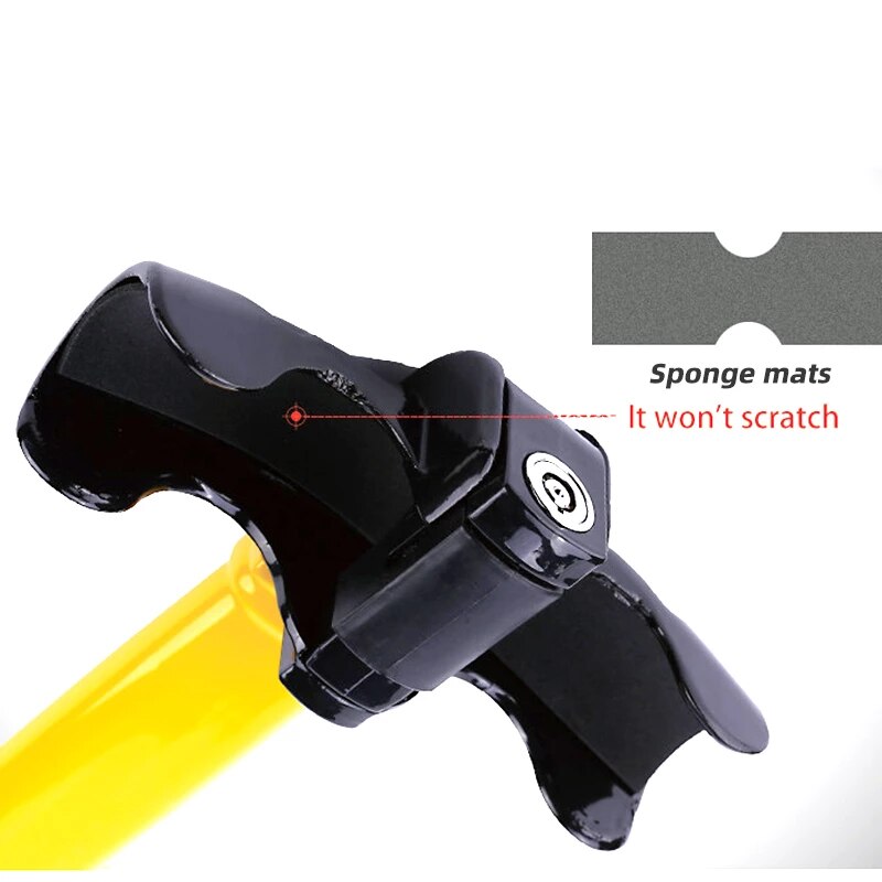 Car Steering Wheel Lock Universal Anti-theft Security Rotary Steering Wheel Lock Heavy Duty Stainless Lock Enhance Car Security