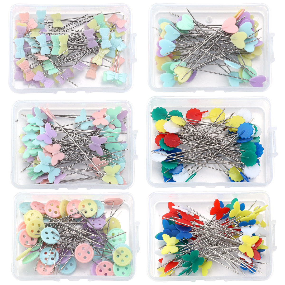 50 teile/schachtel Edelstahl Schneiderei Stifte Stickerei Patchwork Stifte NäHenne Nadel Werkzeuge Für DIY Geschmack Kleidung Zubehör