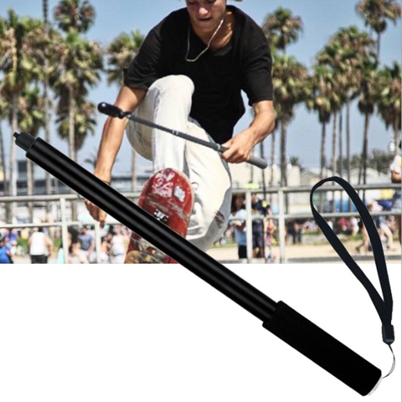 Invisible Selfie Stick 2M - Extendable Monopod with Bluetooth Remote - Aluminum for Action Cameras & Smartphones