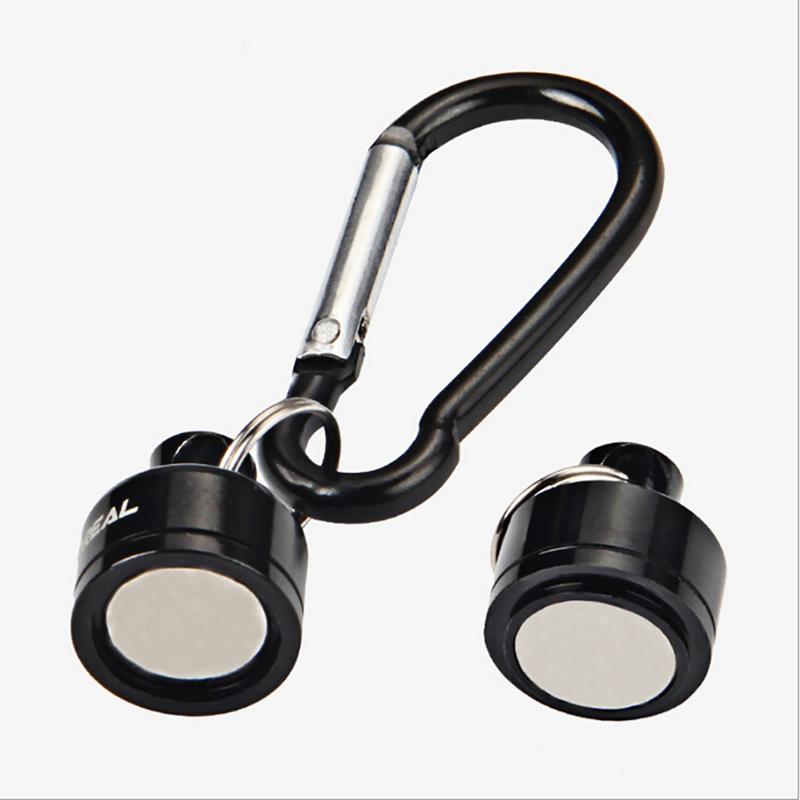 Mousqueton magnétique puissant Portable en alliage d'aluminium, lanière de sortie pour la pêche à l'alpinisme