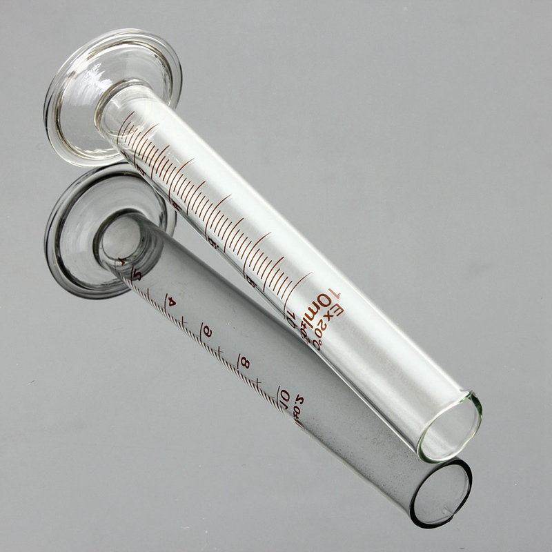 10 ml Beroep Afgestudeerd Laboratorium Glas Cilinder Meten Cilinder Chemie Lab Uitloop Meten