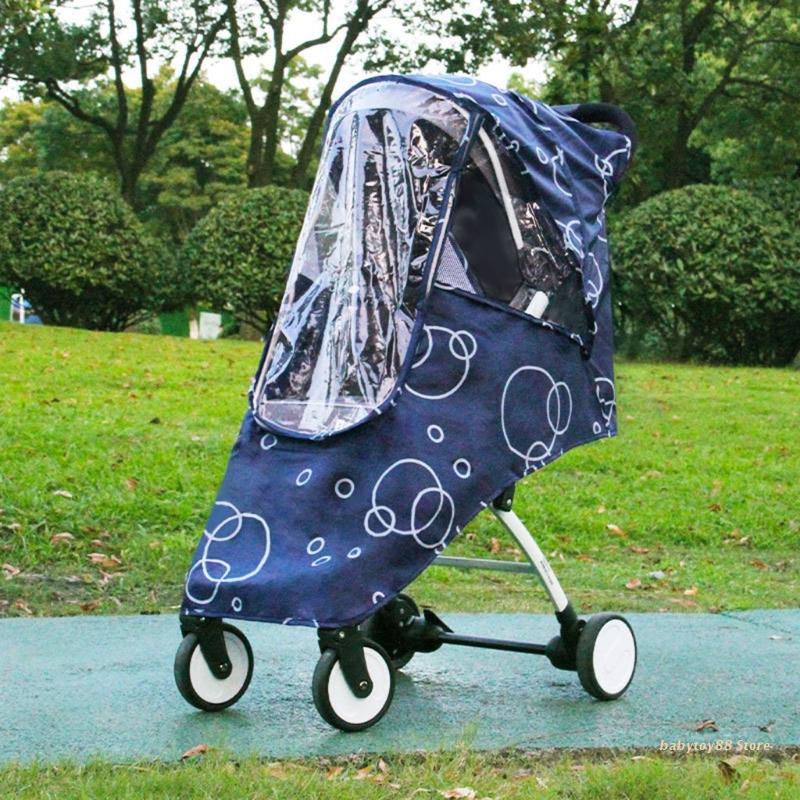 Y4UD Regenjas Kinderwagen Veilig Kind Wind En Regen Universele Maat Zichtbaarheid 1Pc