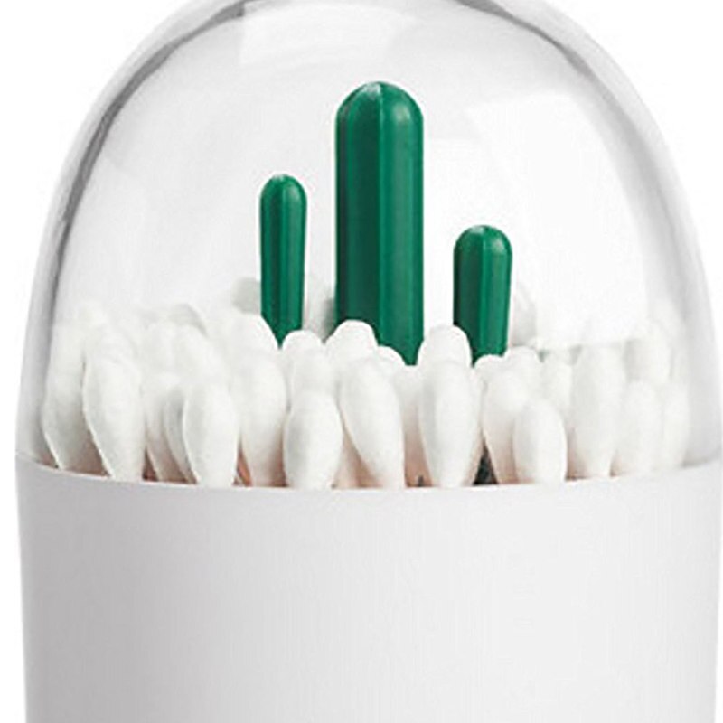 Bomuldspindelholder, små q-tip tandstikkere opbevaringsholder