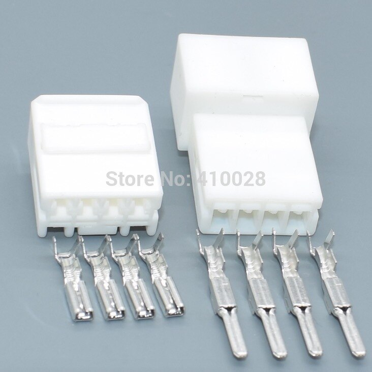 shhworldsea car 4pin 2.2mm male female connector fuse plug connector automotive wiring terminal socket 936227-1 936238-1