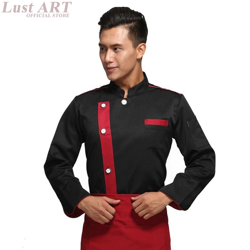food service chef jacket kitchen hotel chef uniform casual restaurant chef clothing AA011