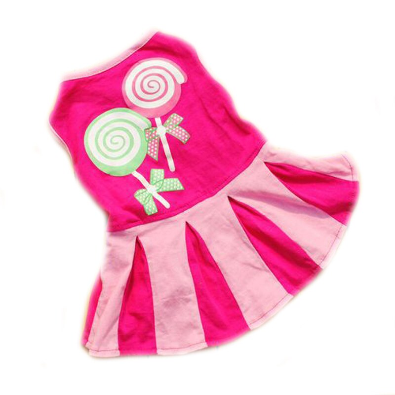 Pet Dog Clothes Summer Dog Print Dress for Small Dogs Clothing Wedding Skirts Lovely Cat Dresses Party Pet Apparel DOGGYZSTYLE