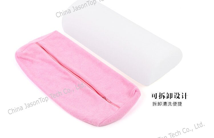 Hand Pillow Detachable Washable Pillow Cover Soft Cushion Hand Rest Pillow Manicure Care Nail Art Tools Semicircular
