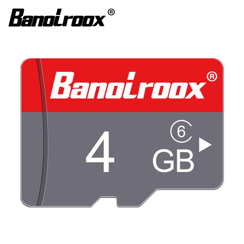 Banolroox High Speed Microsd Memory Card 128gb Class10 64gb Micro SD 16gb 32 gb Mini TF Card UHS-1 Flash Card with free adapter: 4GB