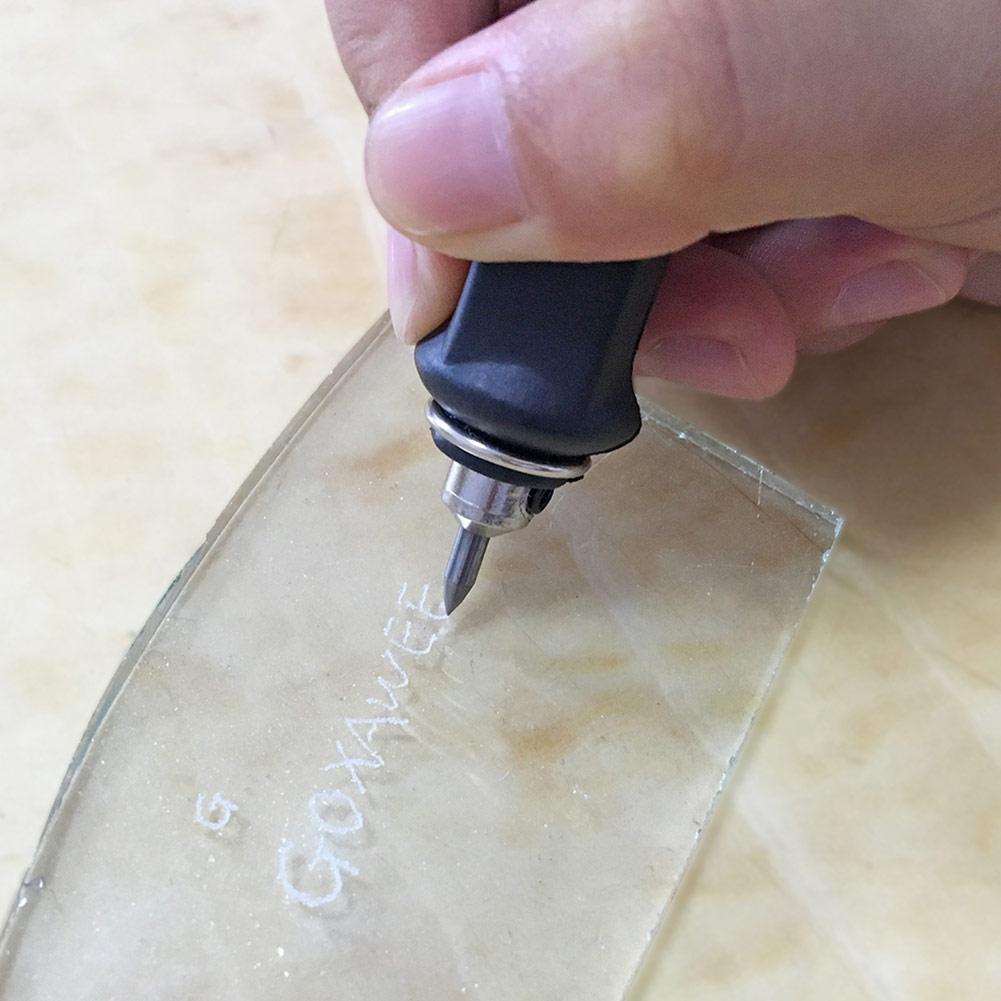 220V Electric Engraving Carving Pen Plotter Machine For Chiseling Tips On Metal Wooden Glass Plastic Ceramics Stone Surface EU