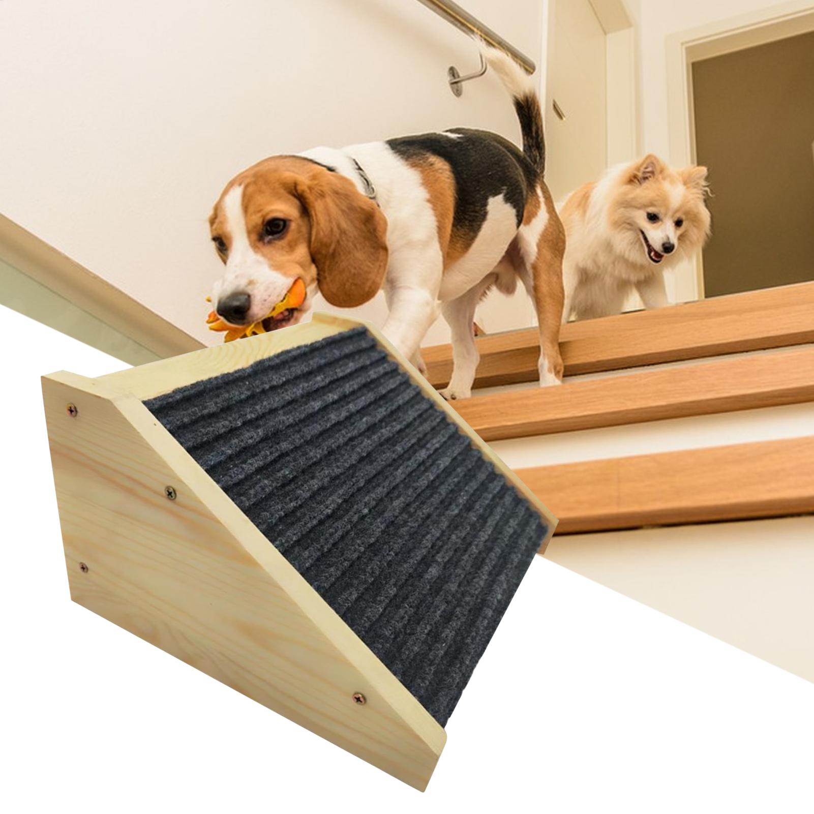 Rampe per cani Rampa per animali domestici in legno per salire nel letto, collega perfettamente i gradini di sicurezza dei gatti degli animali domestici per interni