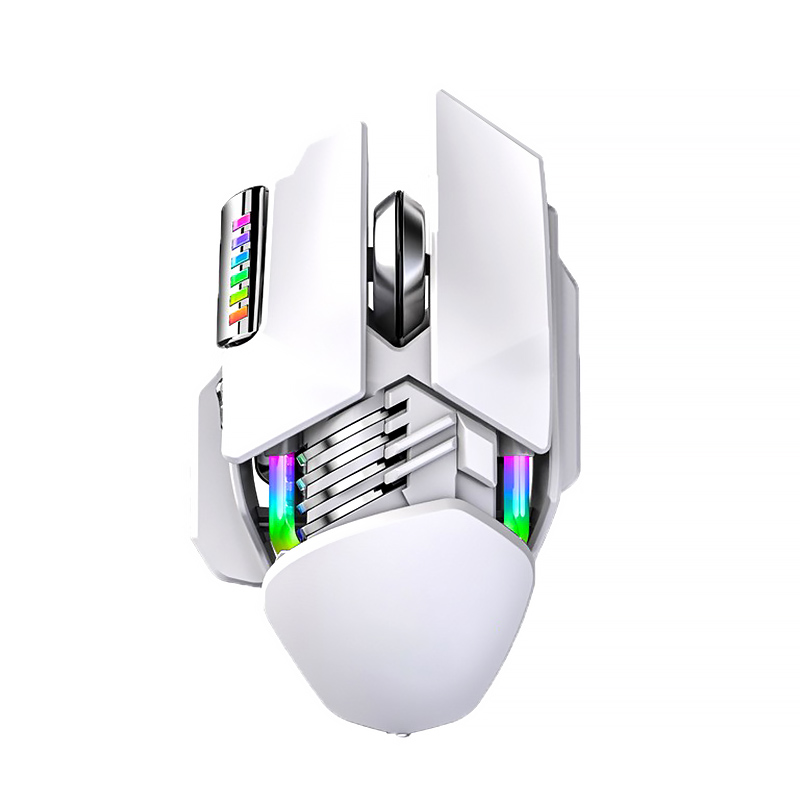 M7 RGB USB 2.4G Wireless Gaming Mouse 3200 DPI 7-button programmable Ergonomic gaming mouse for PC players: green