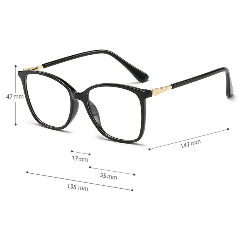 Pearl white Glasses Frame Men Women Oculos De Grau Vintage Clear Lens Eyeglasses Reading Myopia Glasses Cat Eye Big Eyewear