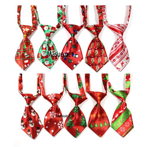50 Stuks Kerst Hond Stropdassen Strikjes Handgemaakte Verstelbare Pet Dog Ties Festival Dassen Hond Grooming Accessoires Benodigdheden: Default Title
