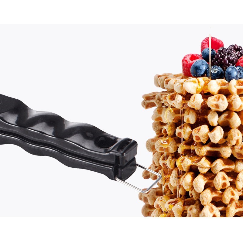 Diy Hartvormige Ei Wafel Cakevorm Bladerdeeg Pan Mold Anti-aanbak Dubbele Side Koekjes Muffin Mould Pot Bakvormen Bakken Tools