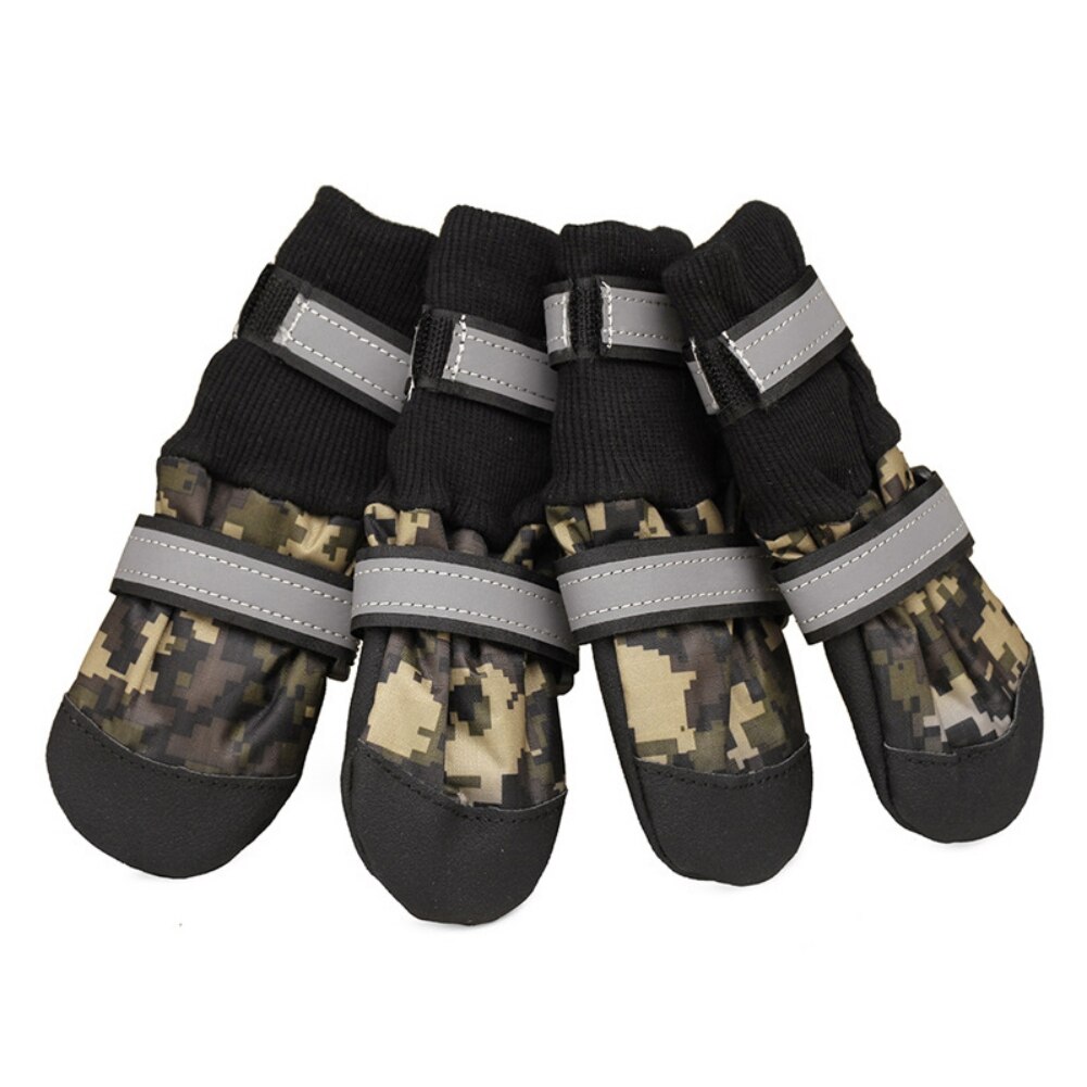 4 Stk/set Huisdier Waterdichte Regen Schoenen Voor Medium Grote Honden Poot Protectors Warme Regen Laarzen