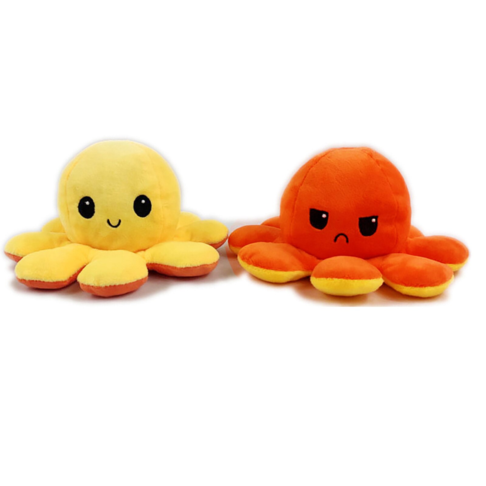 Plüsch Puppe Plüsch Tiere Zwei-seitige Weiche Simulation FlipToy Verschiedenen Seiten Zu Zeigen Verschiedene Stimmungen Plüsch Spielzeug Für kinder: J