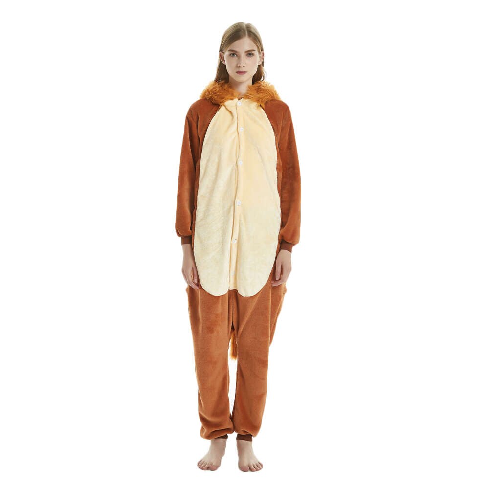 Pijama de Animal bonito para mujer, mono con capucha para niños, Kigurumi, ropa de dormir