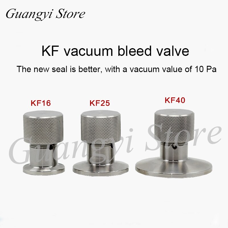 KF Vakuum Abgas Ventil Aufblasbare Ventil Vakuum Ventil Vakuum Armaturen KF16 kf25 kf40 Schweißen Typ