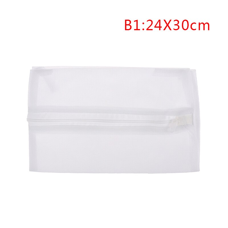 1Pcs Wash Laundry Bag Clothes Foldable Care Protection Mesh Mesh Clothes Wash Bag Bra Wash Bag