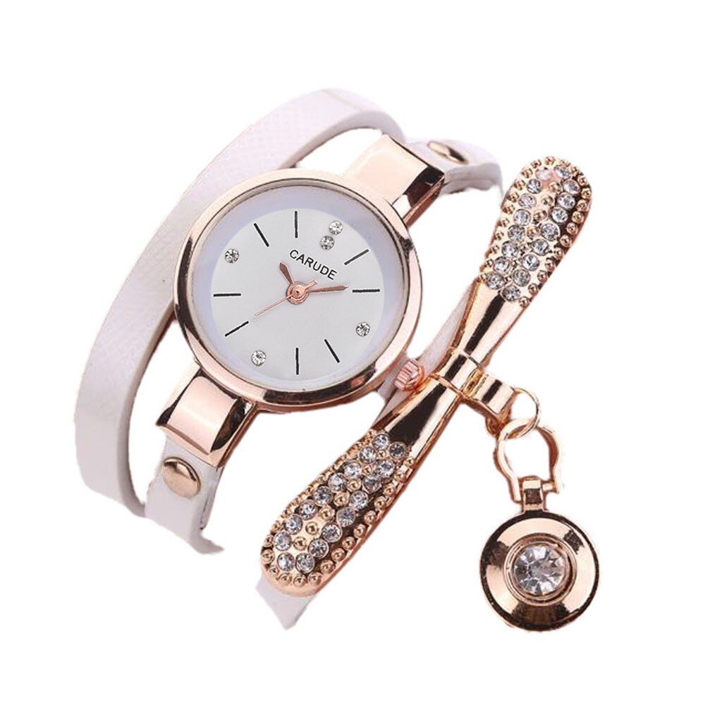 Branded women's watches women watches Women LeatherAnalog Quartz Wrist Watches for women pagani: G