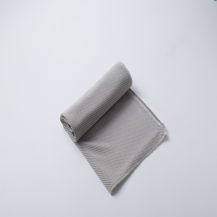 Ice-Cold Towel Quick-Drying Prevention of Heatstroke Color Frozen Towels Cold Sport Towel Beach Towel: Gray