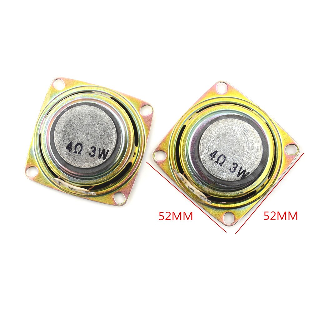 1pcs 2" Inch 4Ohm 3W Full Range Speaker For Mini Stereo Loudspeaker Box Diy Accessories