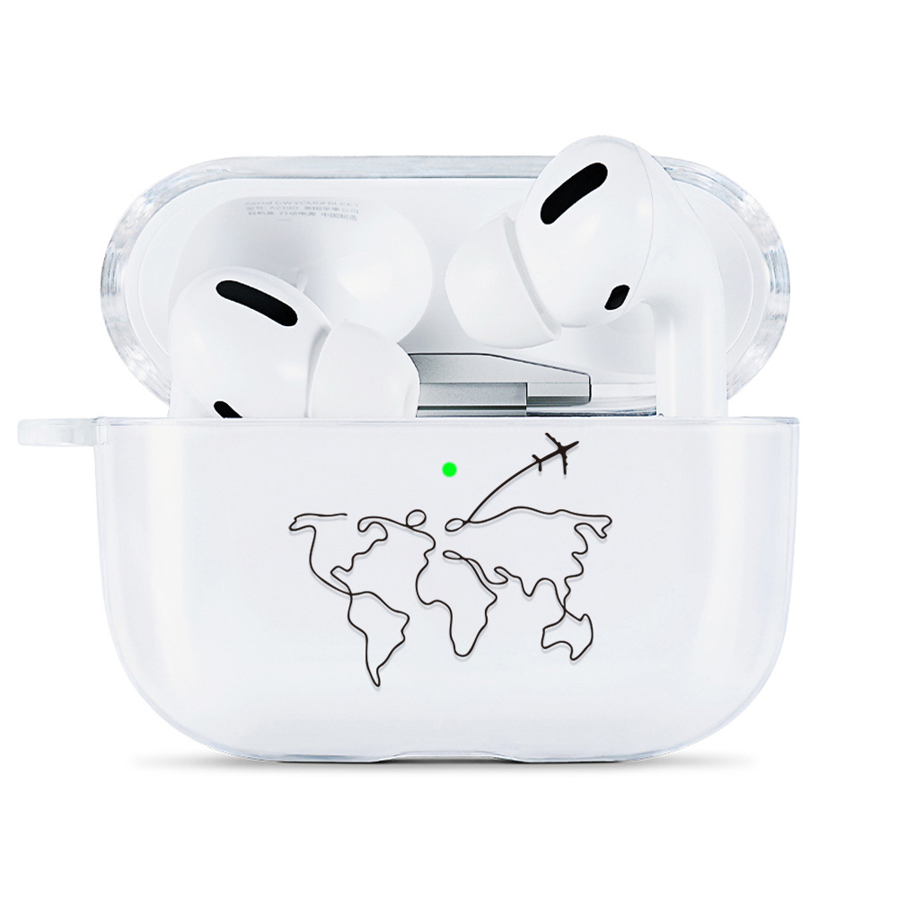 Coque en silicone pour Apple Airpods Pro écouteur Coque protection souple Fundas Airpods Pro Air Pods Pro 2 3 4 1 housse Earpods Case Box: M / MULTICOLOR