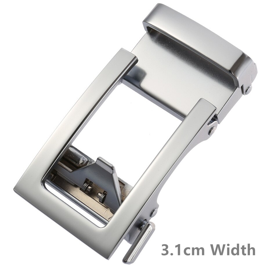 3,1-3,2 cm Rachet Gürtel Schnallen Zink-legierung Klicken Gürtel Schnalle Kopf Geeignet 3-3,1 cm breite Lochlosen Automatische Gürtel B987