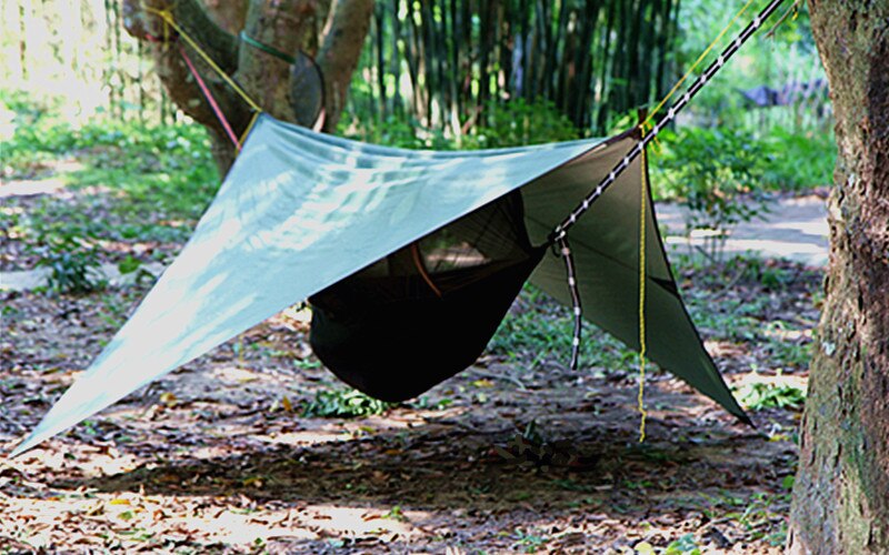Mosquito Net Hammock Outdoor Swing Sky Tent 250x120cm Anti-mosquito camping Canopy Awning Set Bed Multi-color Optional