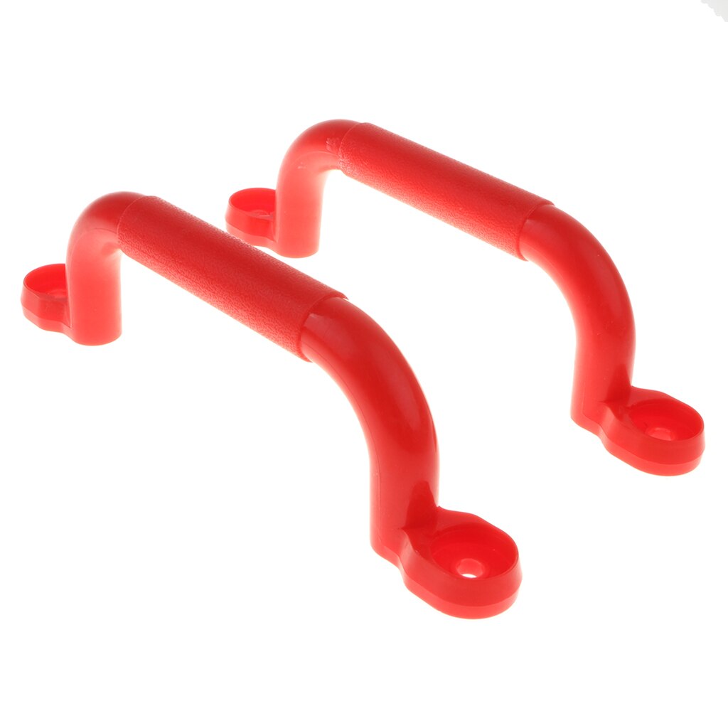 4 Kleuren 2 Stuks Kinderen Speeltuin Anti-Slip Handgrepen W/Bevestigingen Kits Swing