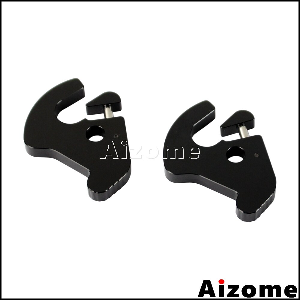 Fermi Clip In Alluminio CNC Per Portapacchi Moto | Aggancio Sissy Bar Touring | Coppia Sinistra/Destra - Foto 3