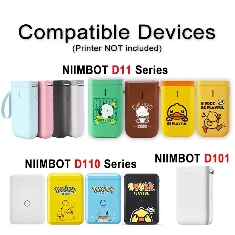 【Buy 5 get 30% off】NIIMBOT D101/D11 / D110 Label Machine Sticker cable label flag pigtail network cable paper thermal waterproof