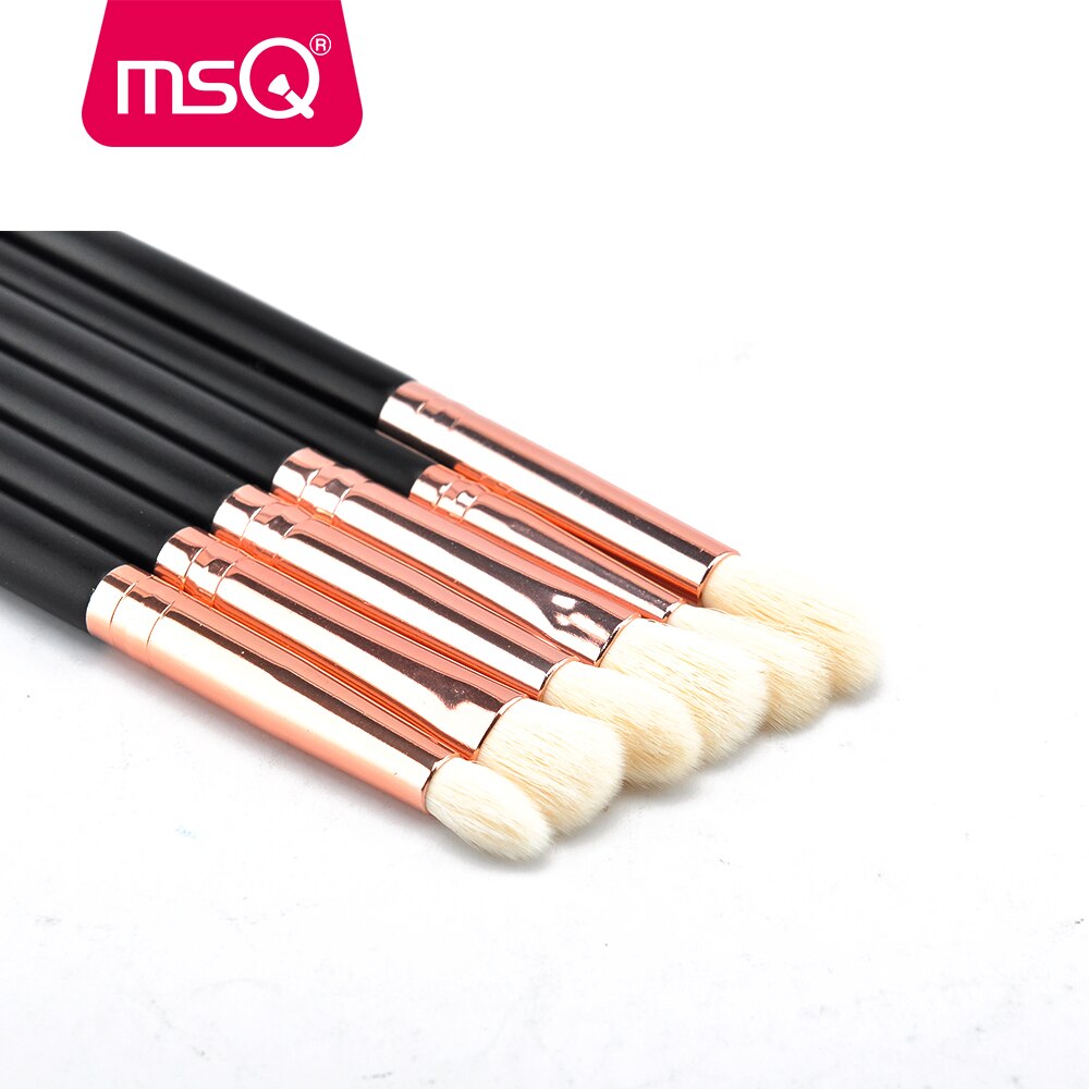 Msq 6 Pcs 12 Stuks 18 Pcs Eye Make-Up Kwasten Set Oogschaduw Blending Make Up Borstel Zacht Synthetisch Haar pincel Maquiagem