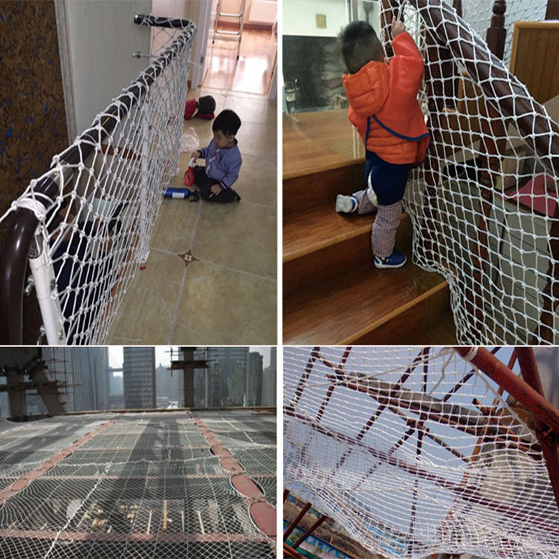 3/5/10cm Grid Nylon Safety Netting Stair Balcony Safety Protection Fence Kids Toddler Safe Deck Anti Falling Net Custom made