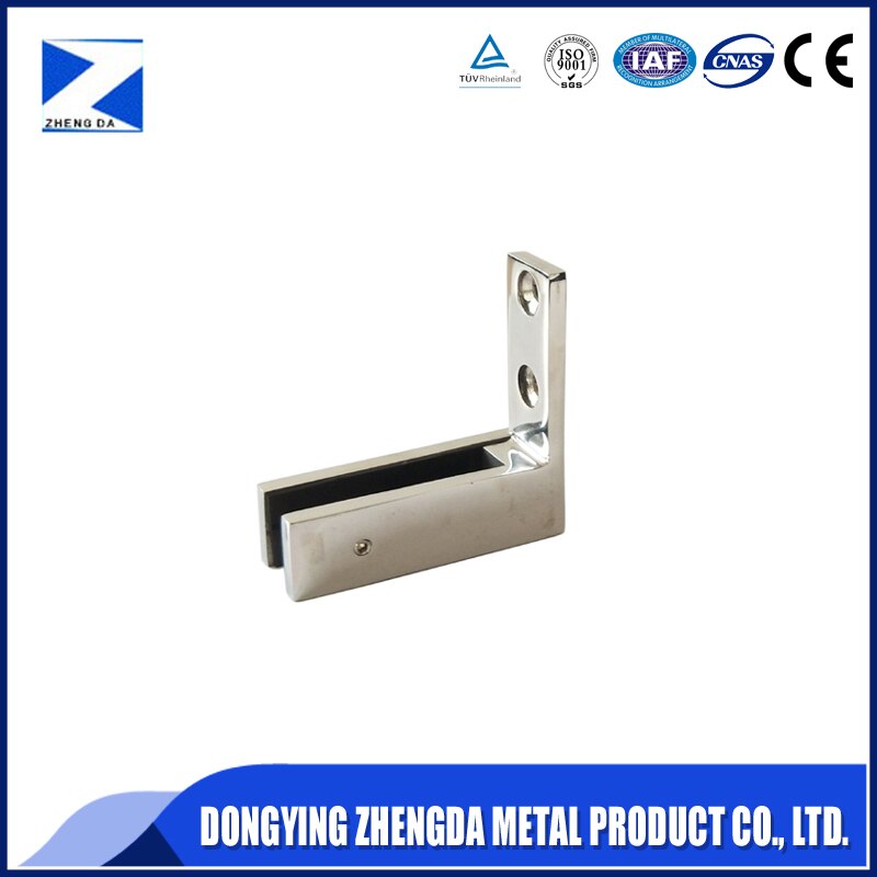 90 Degree Glass To Wall Bracket Frameless Pool Fencing Handrail Balustrade To Wall Clamp