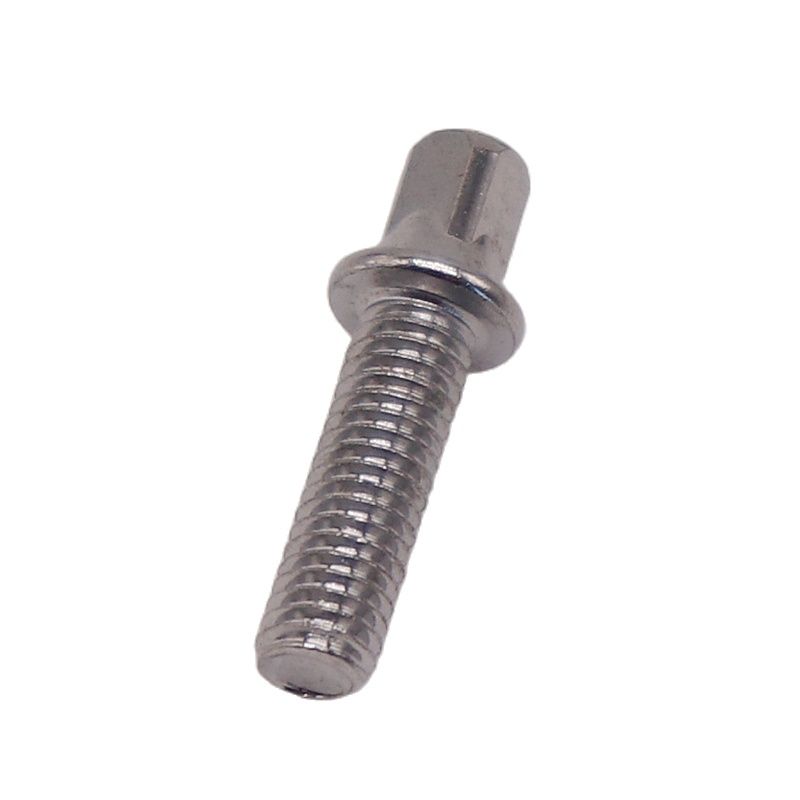 Pernos cuadrados exteriores de uso común, tornillos de Tambor de Plata M6, 10mm, 15mm, 20mm, 25mm, 30mm, 35mm de longitud, 6 piezas, 1 lote