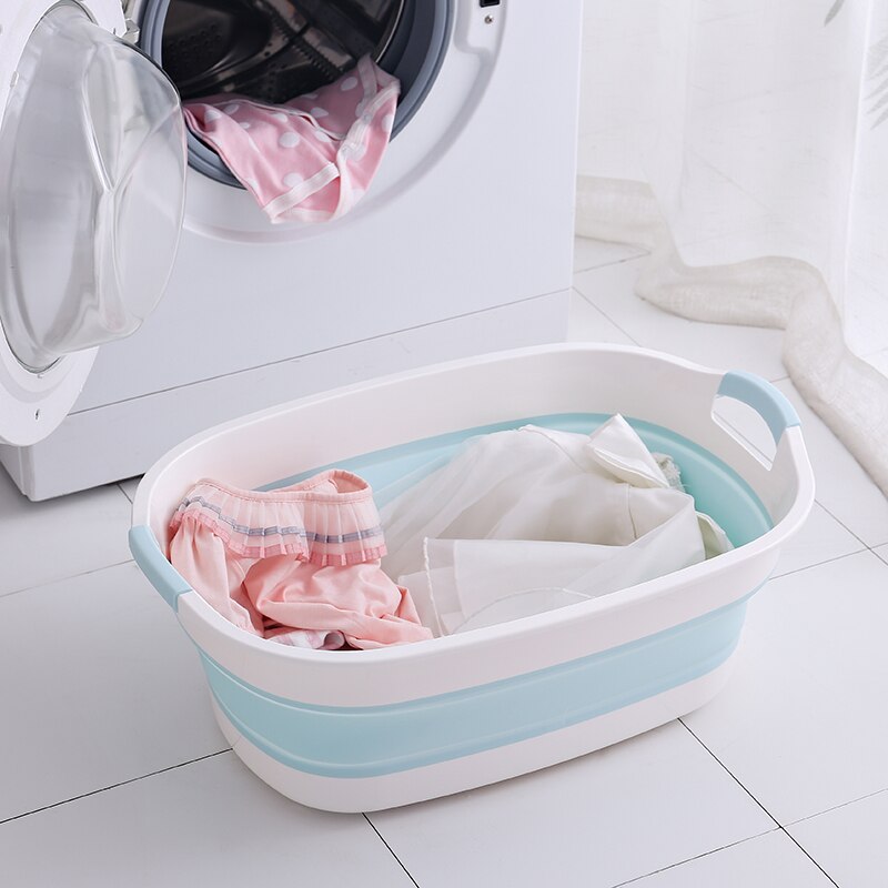 Foldable Baby Shower Protable Bath Tub Folding Baby Shower Bathtub Portable Pet Bath Tubs Bathroom Accessories Storage Basket