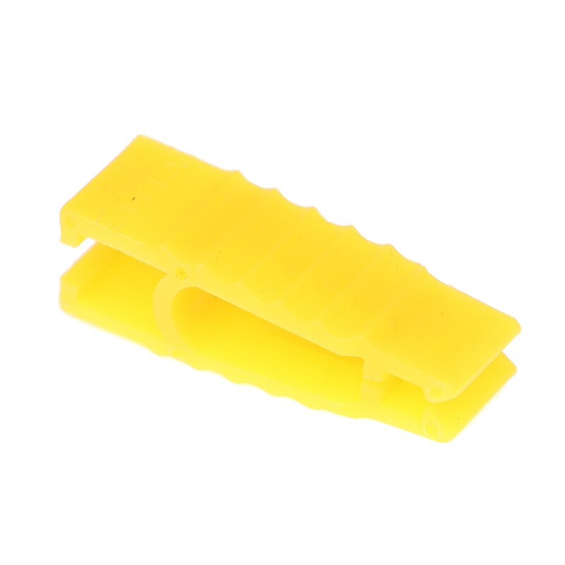 10Pcs Micro Auto Zekering Puller Clip Geel Plastic Tang Pincet Installatie Tool Auto Auto Zekering Clip Tool Extractor