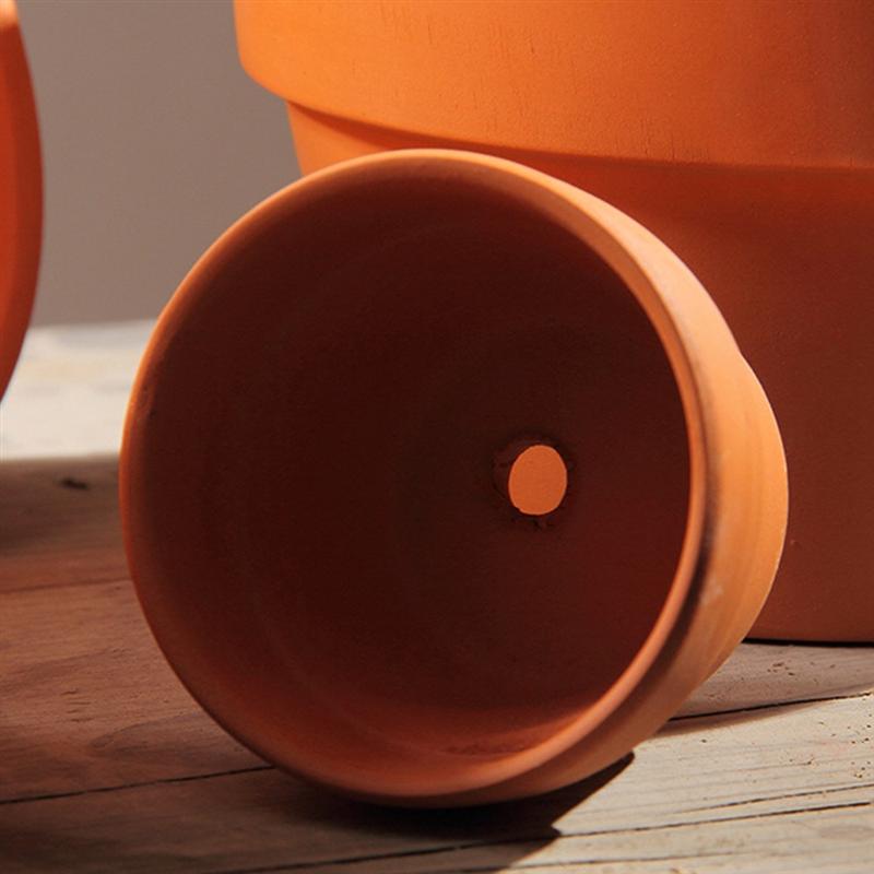 12 stk 3 x 3cm små mini terracotta potte leire keramisk keramikk planter blomsterpotter saftige planteskole potter for blomsterplanter håndverk