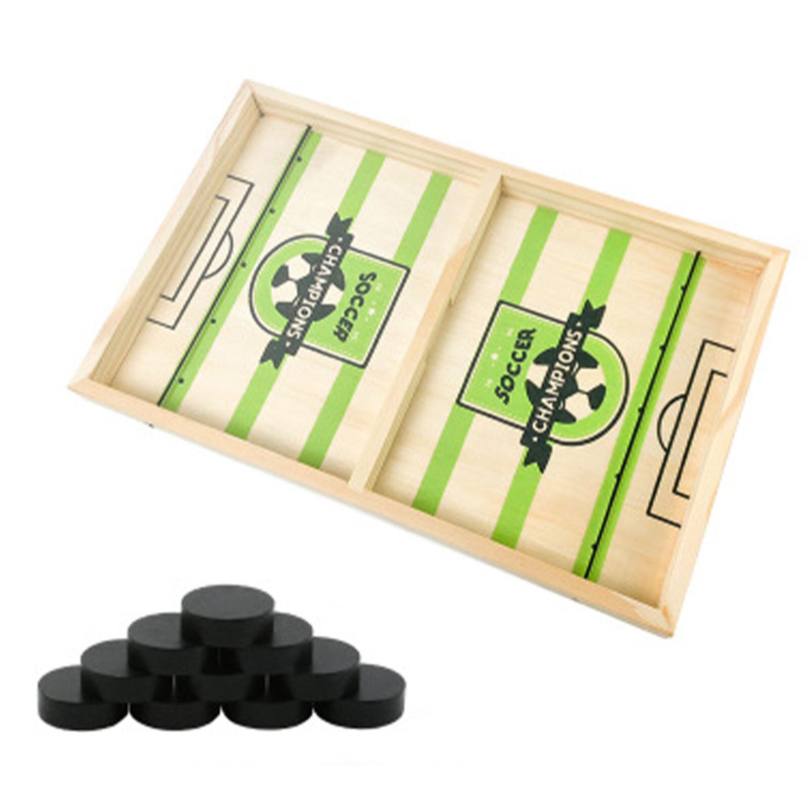 Juego de Pelota plegable para desenfundar rápido, dos en uno, para jugar al ajedrez, adecuado para niños y adultos, juegos de madera de Hockey: D