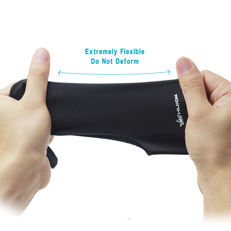 Huion guanto da disegno antivegetativo per tavoletta grafica tenere sotto controllo penna tavoletta da disegno digitale scatola luminosa tavolo da tracciamento formato libero 1 pz