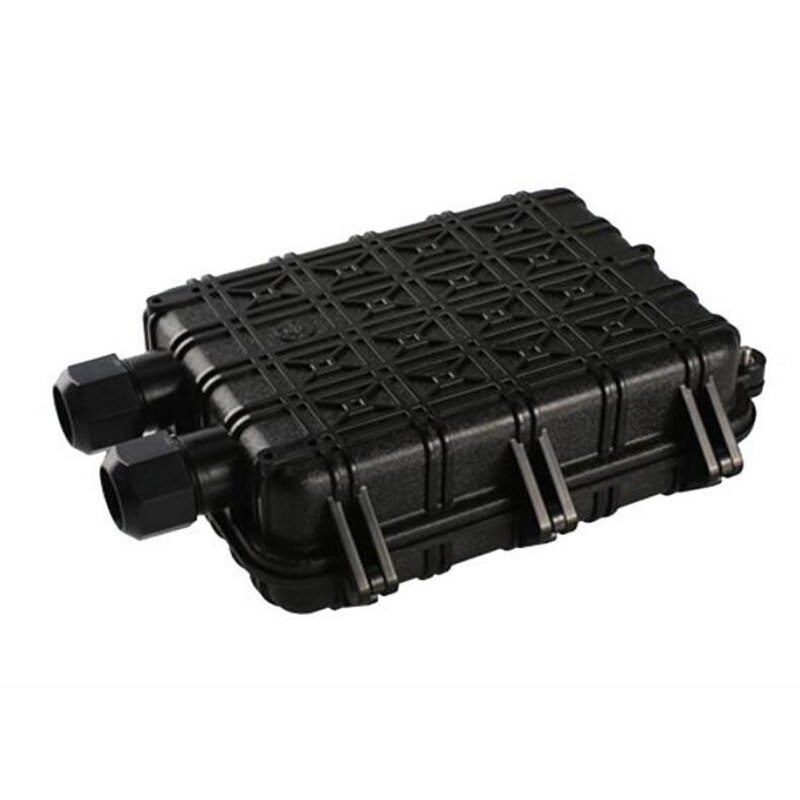12 Cores 2 in 2 out Horizontal Fiber Optic Cable Connection Box Indoor and outdoor Waterproof fiber optic splice closure BY DHL